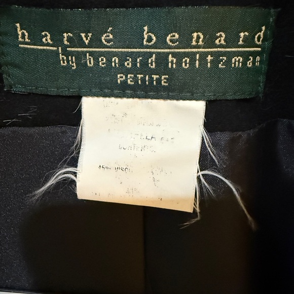 Harve Benard Classic Black Coat Velvet Trim Victorian Titanic Rose Dewitt - Picture 6 of 6